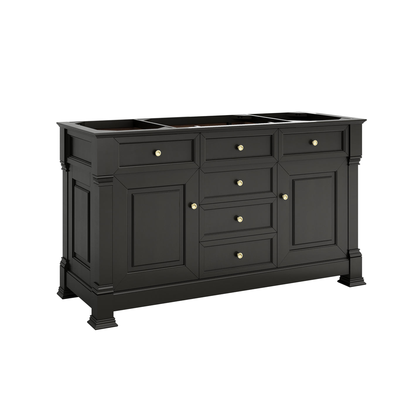 James Martin Brookfield 60" Single Bathroom Vanity, Black Onyx, view 14