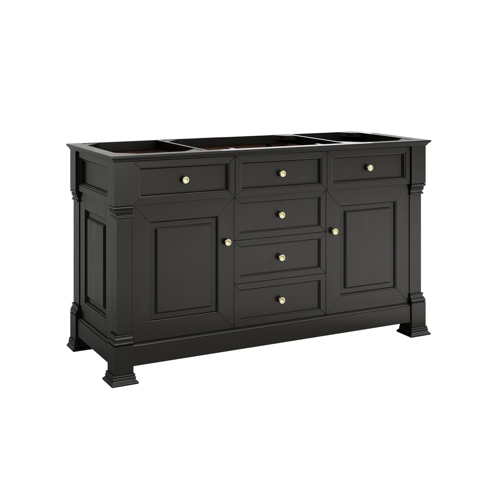 James Martin Brookfield 60" Single Bathroom Vanity, Black Onyx, view 14