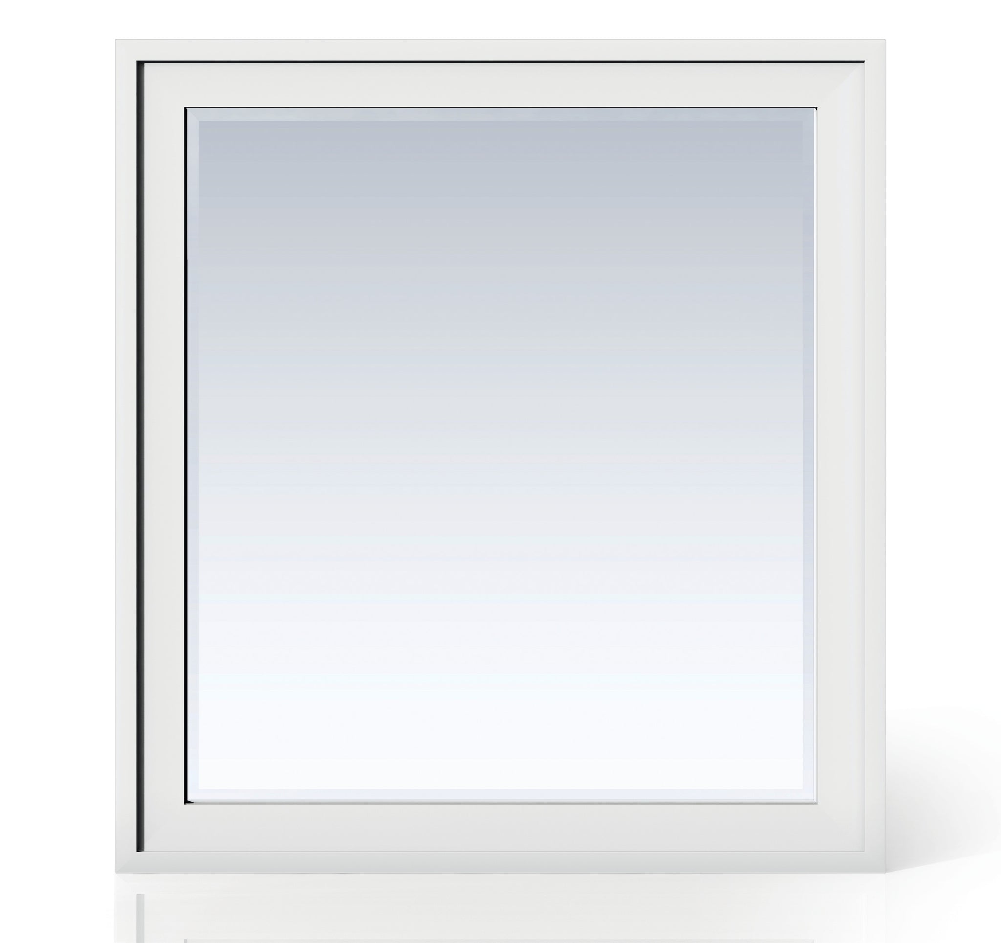 James Martin Addison 36" Mirror, Glossy White