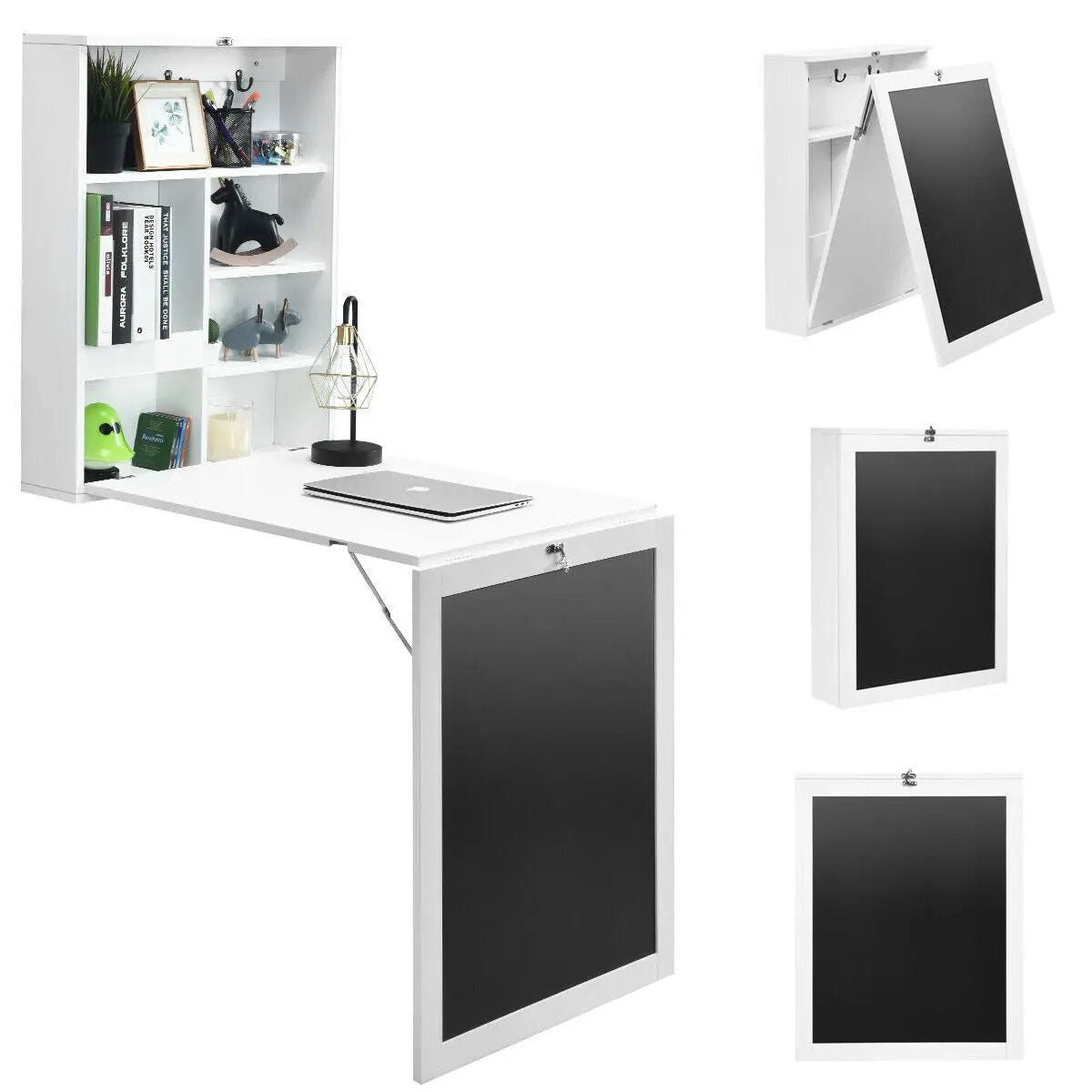 Convertible Wall Mounted Table with A Chalkboard, photo 13 of 32