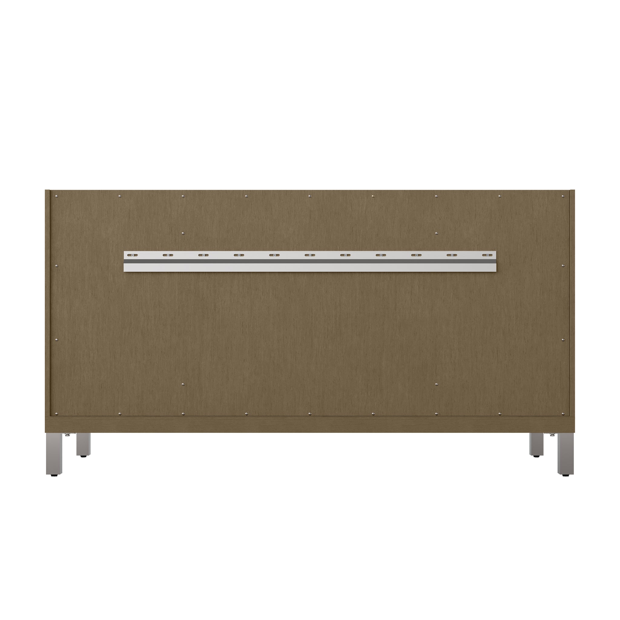 James Martin Chicago 60" Double Vanity Cabinet, Walnut Whisper, view 6