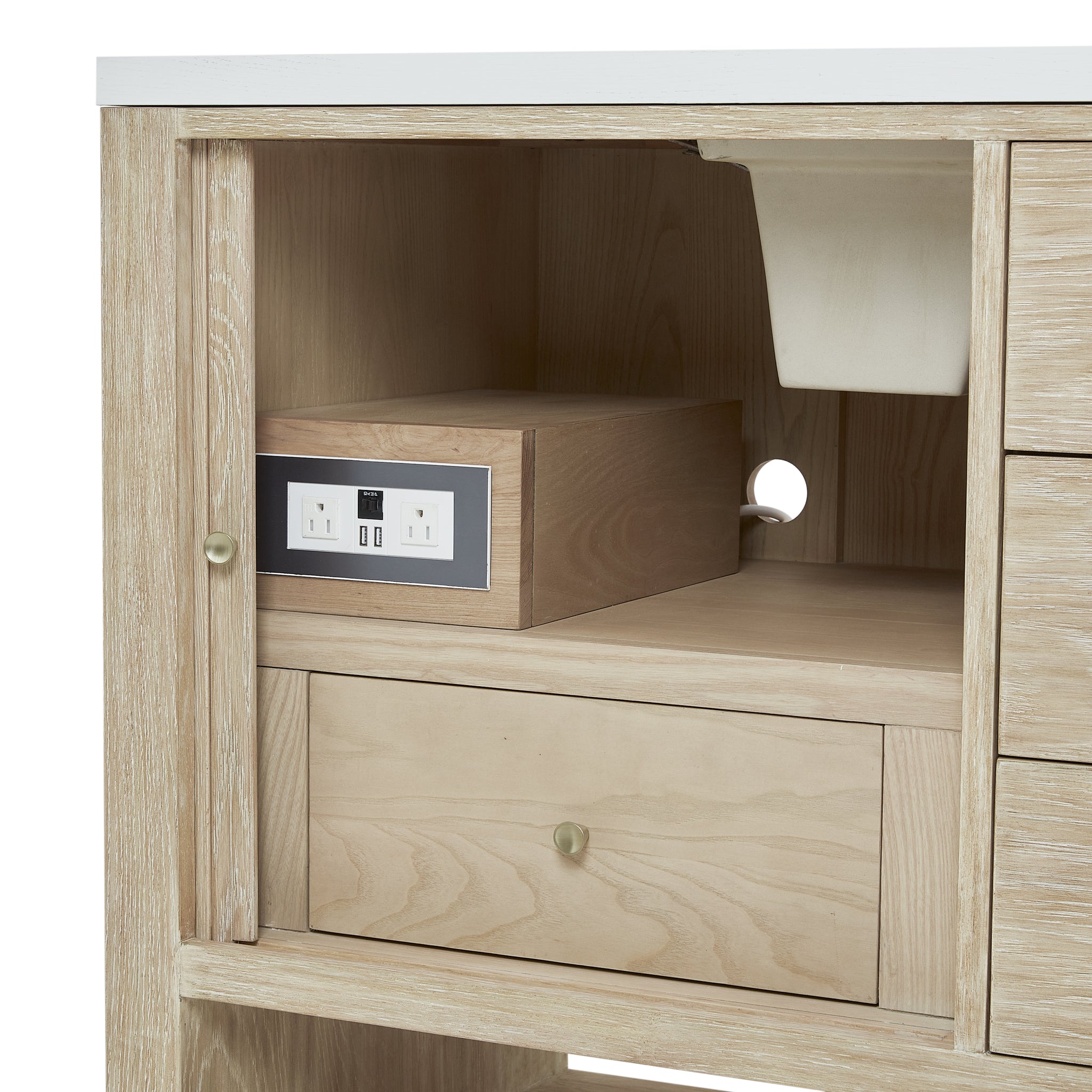 James Martin Marigot 48" Single Bathroom Vanity, Sunwashed Oak, view 19