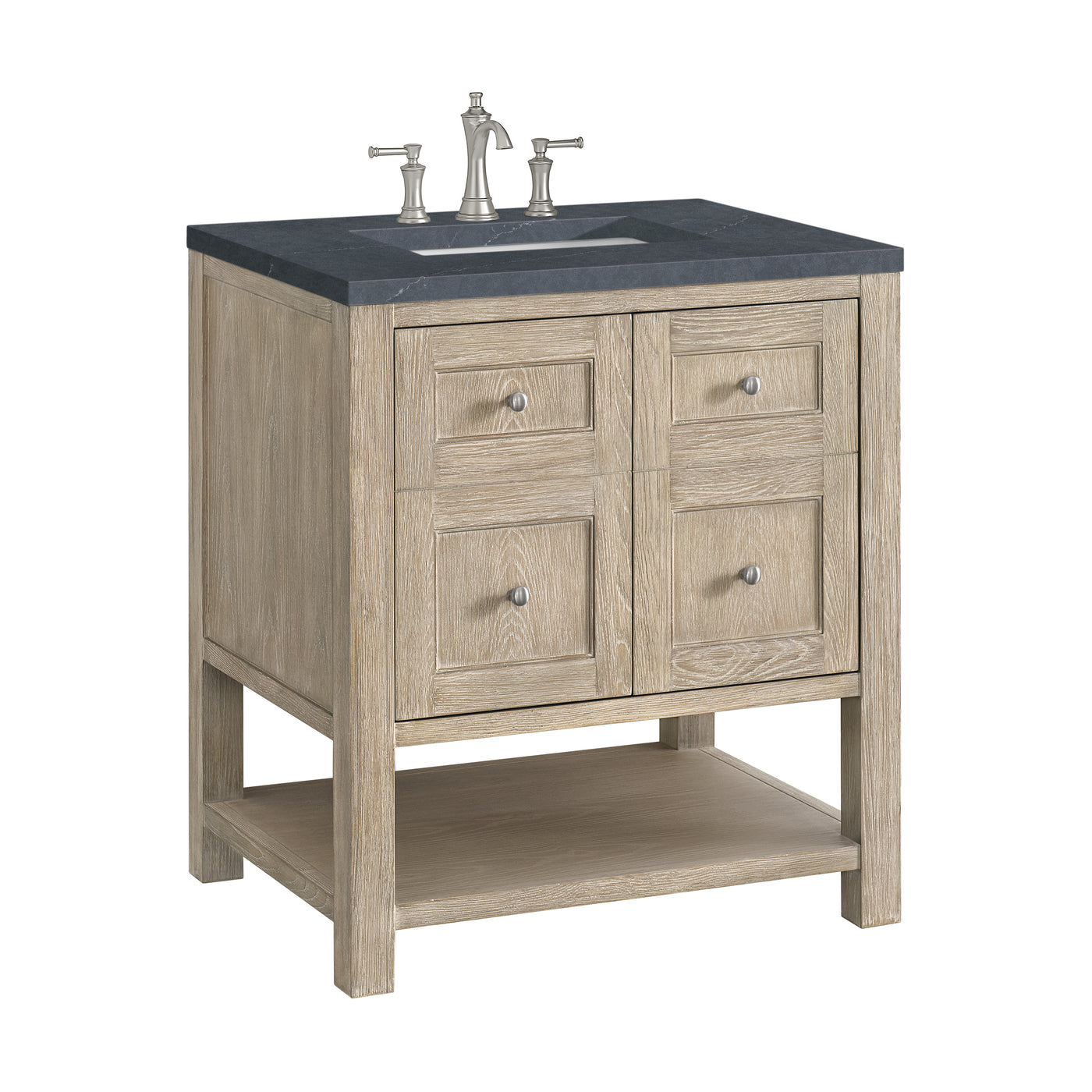 James Martin Breckenridge 30" Single Bathroom Vanity, Whitewashed Oak, view 37