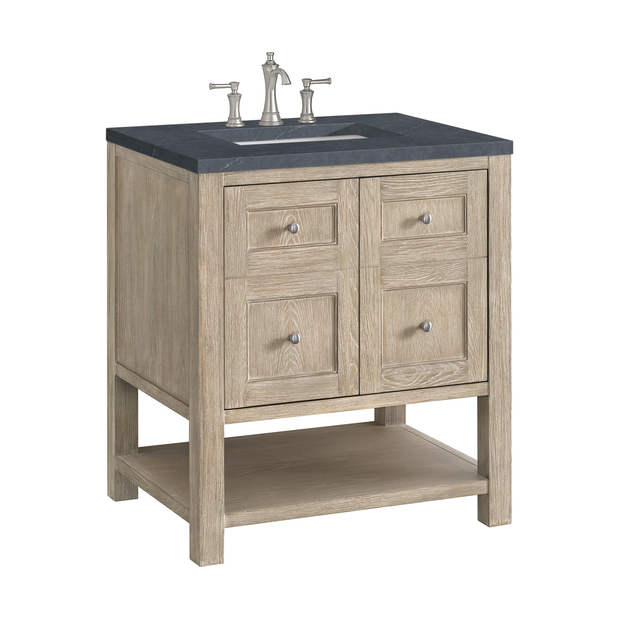 James Martin Breckenridge 30" Single Bathroom Vanity, Whitewashed Oak, view 37