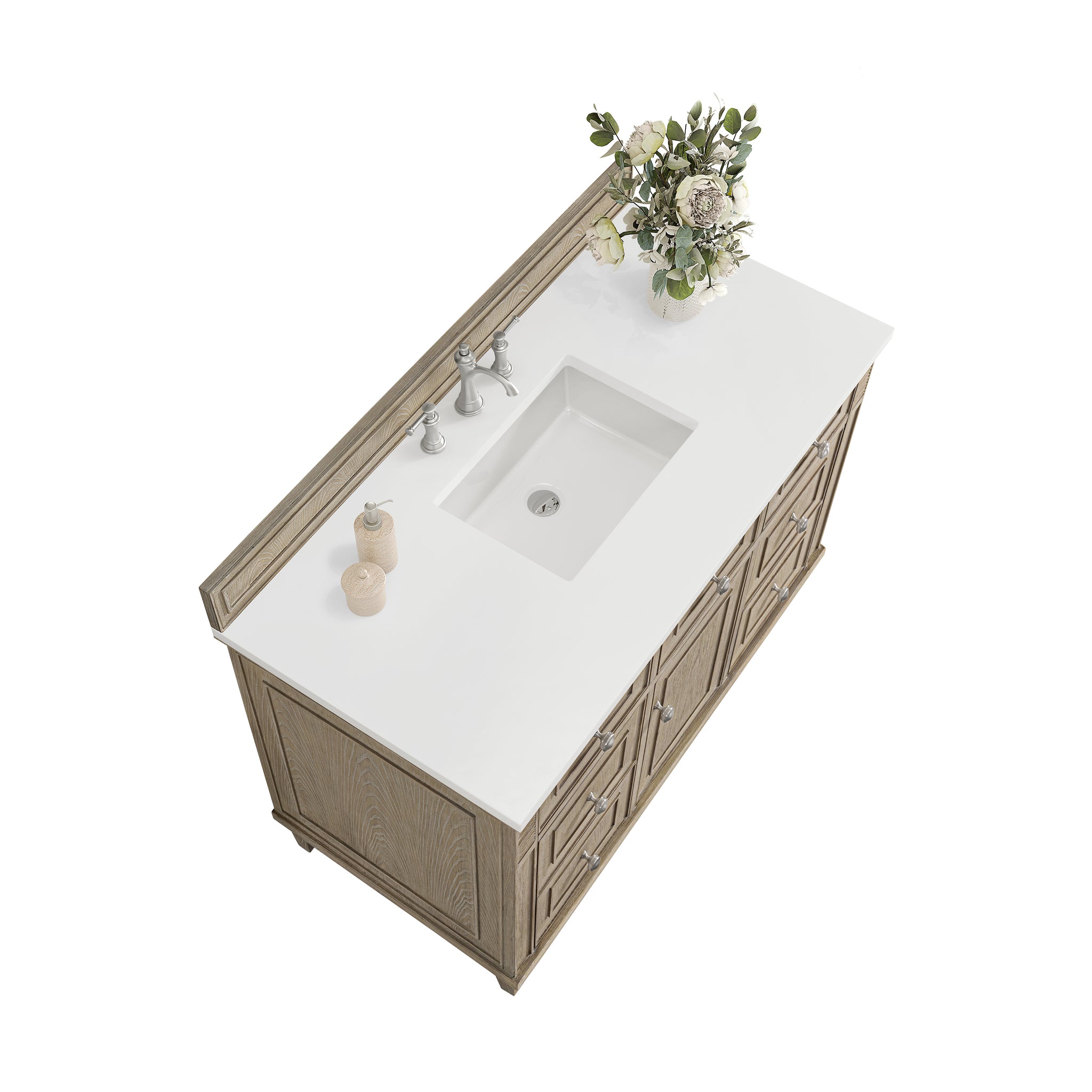 James Martin Lorelai 48" Single Bathroom Vanity, Whitewashed Oak, view 40