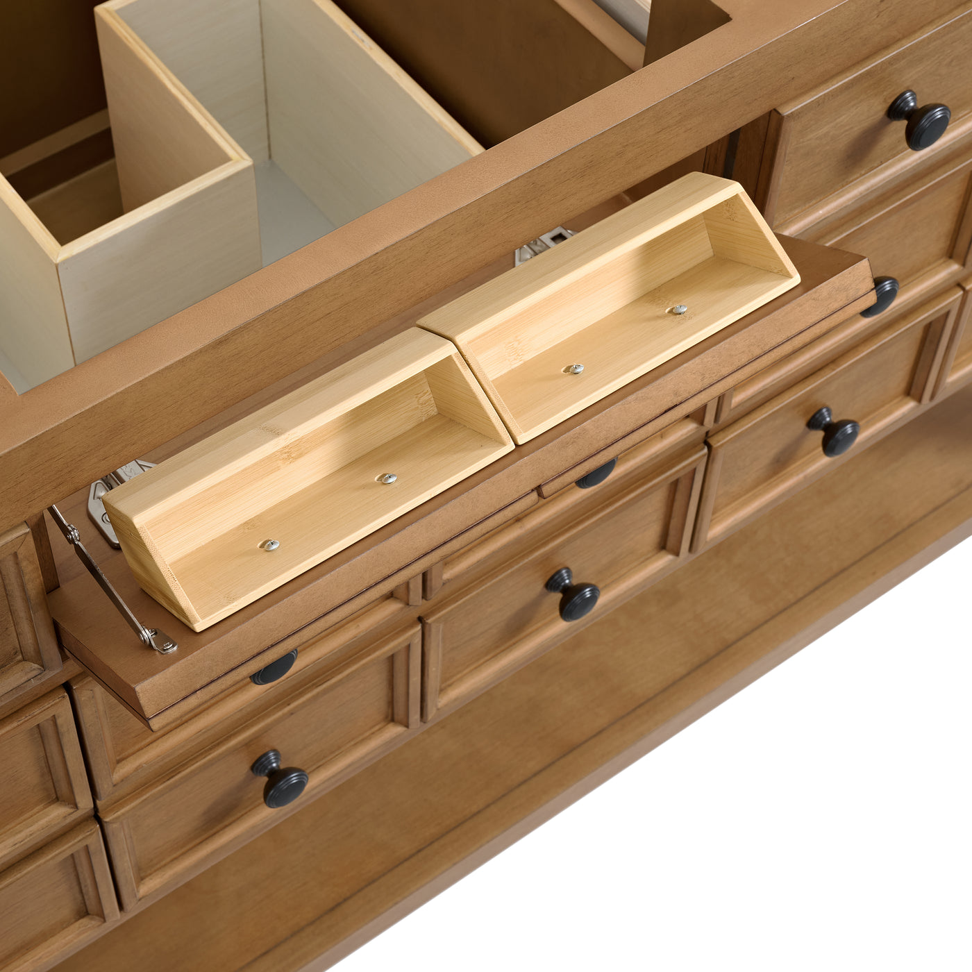 James Martin Malibu 60" Single Bathroom Vanity, Amber Birch, view 23