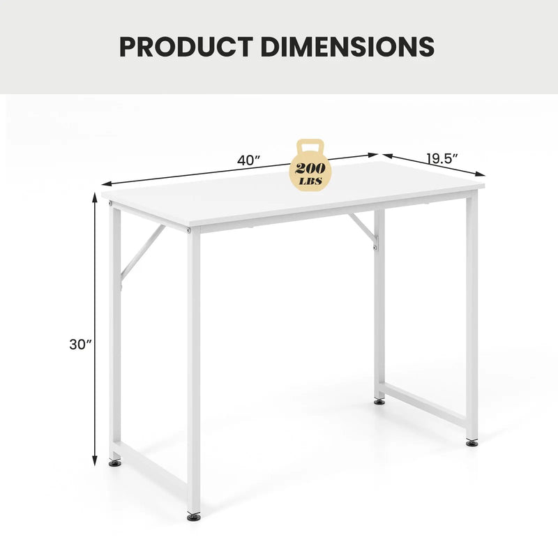 L Shaped Computer Desk and Writing Workstation for Home and Office by DirectDeals