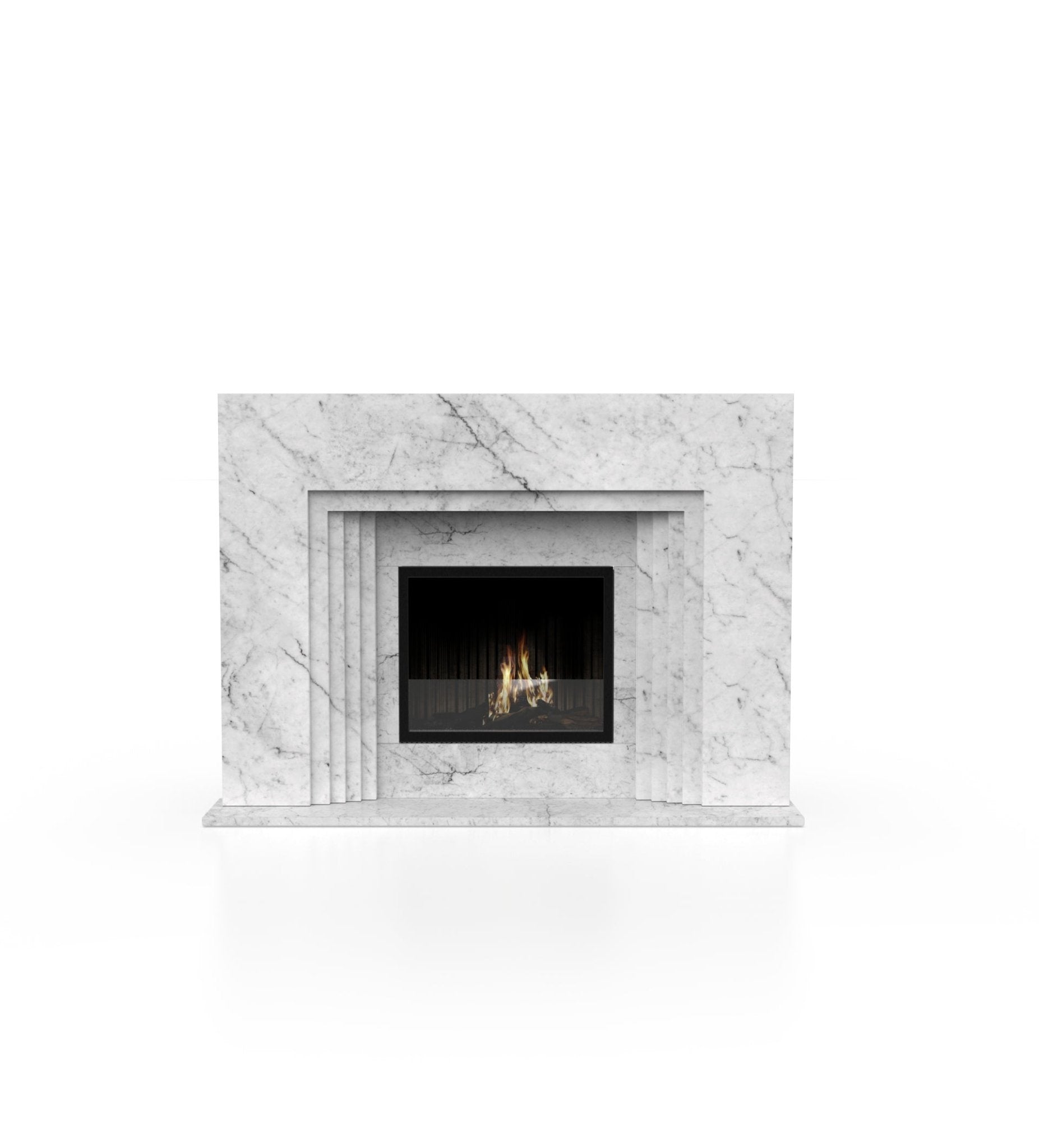 La Gabby 76 Fireplace by Zicana Boutique