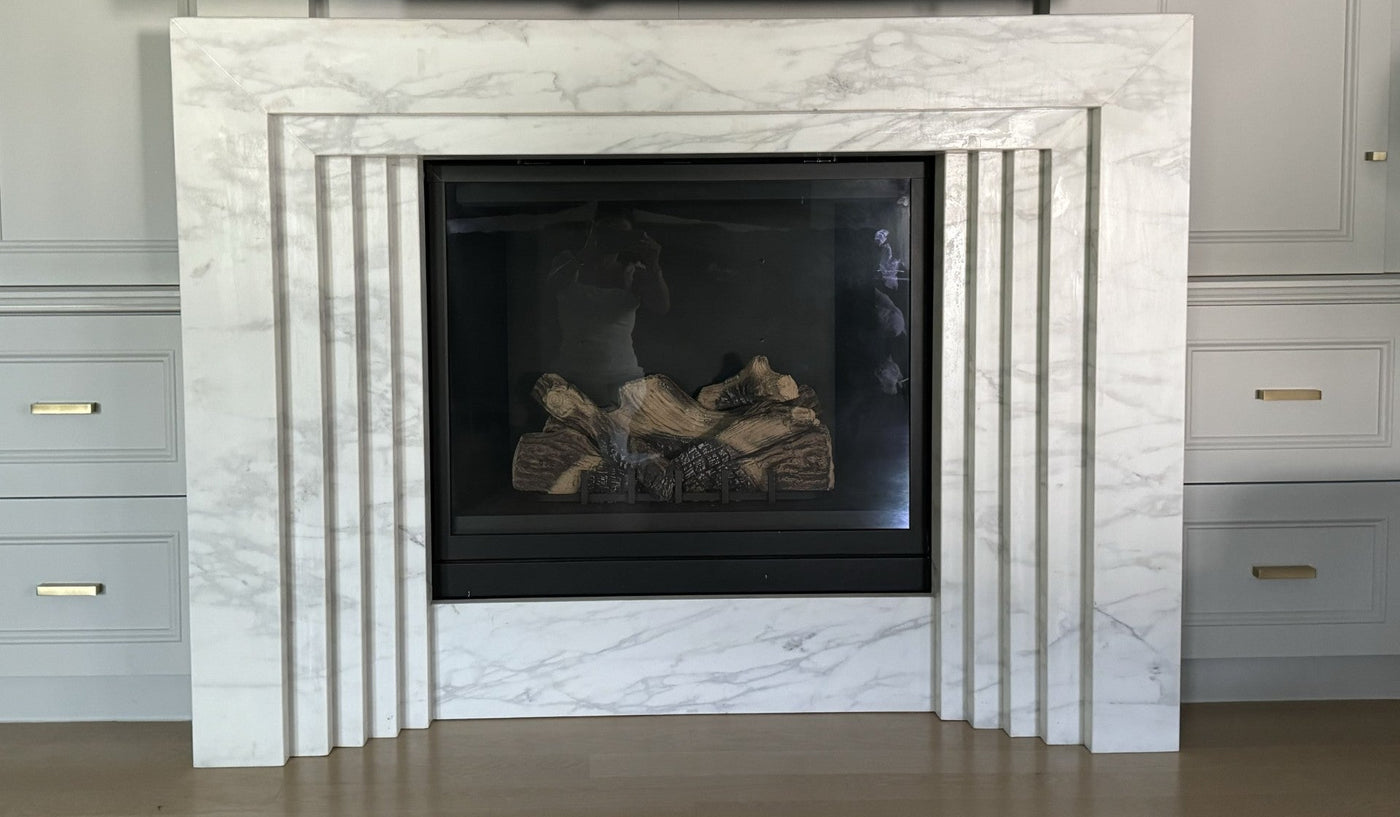 La Gabby 76 Fireplace by Zicana Boutique