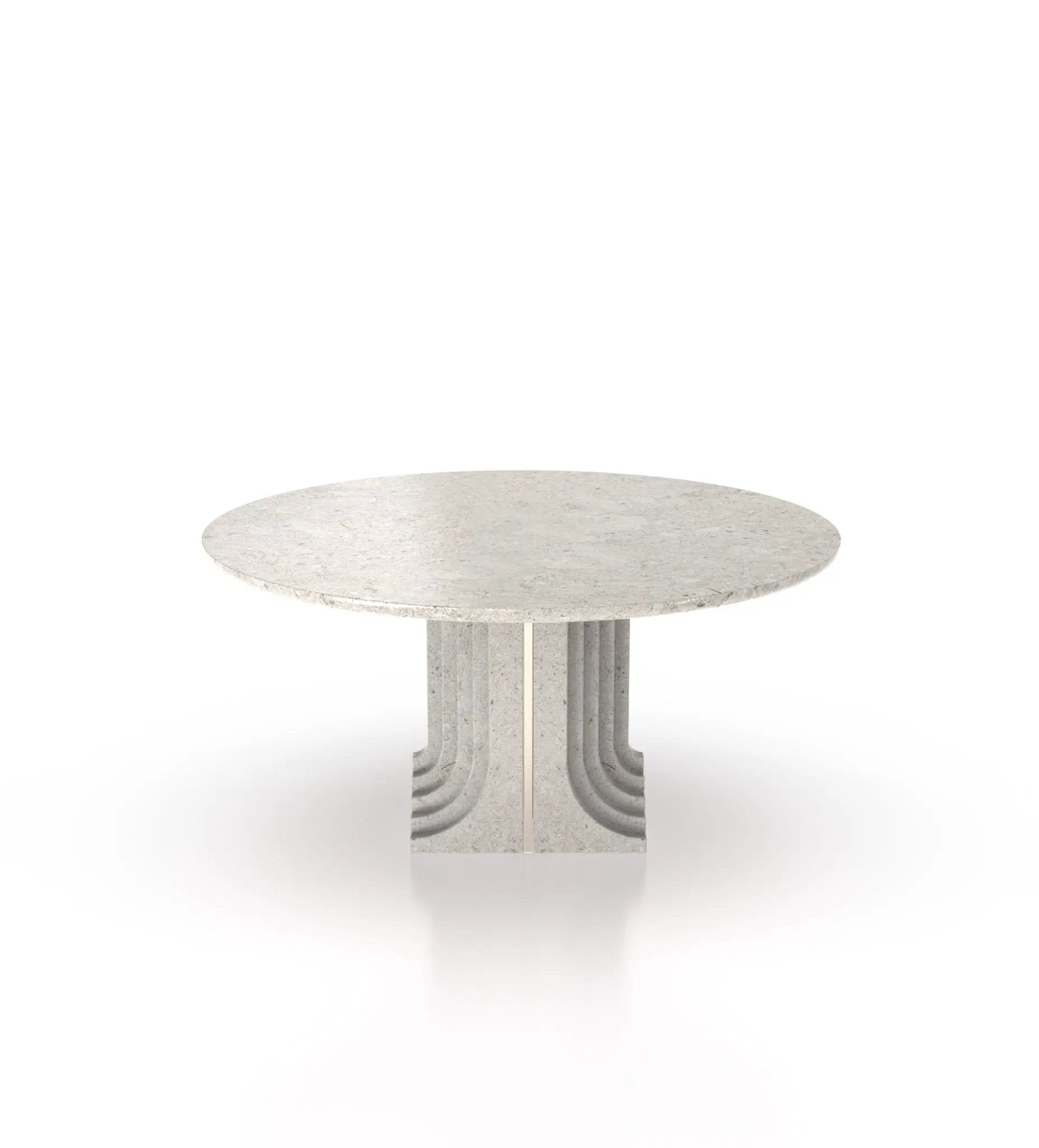 La Chloé 48 Marble Round Table by Zicana Boutique