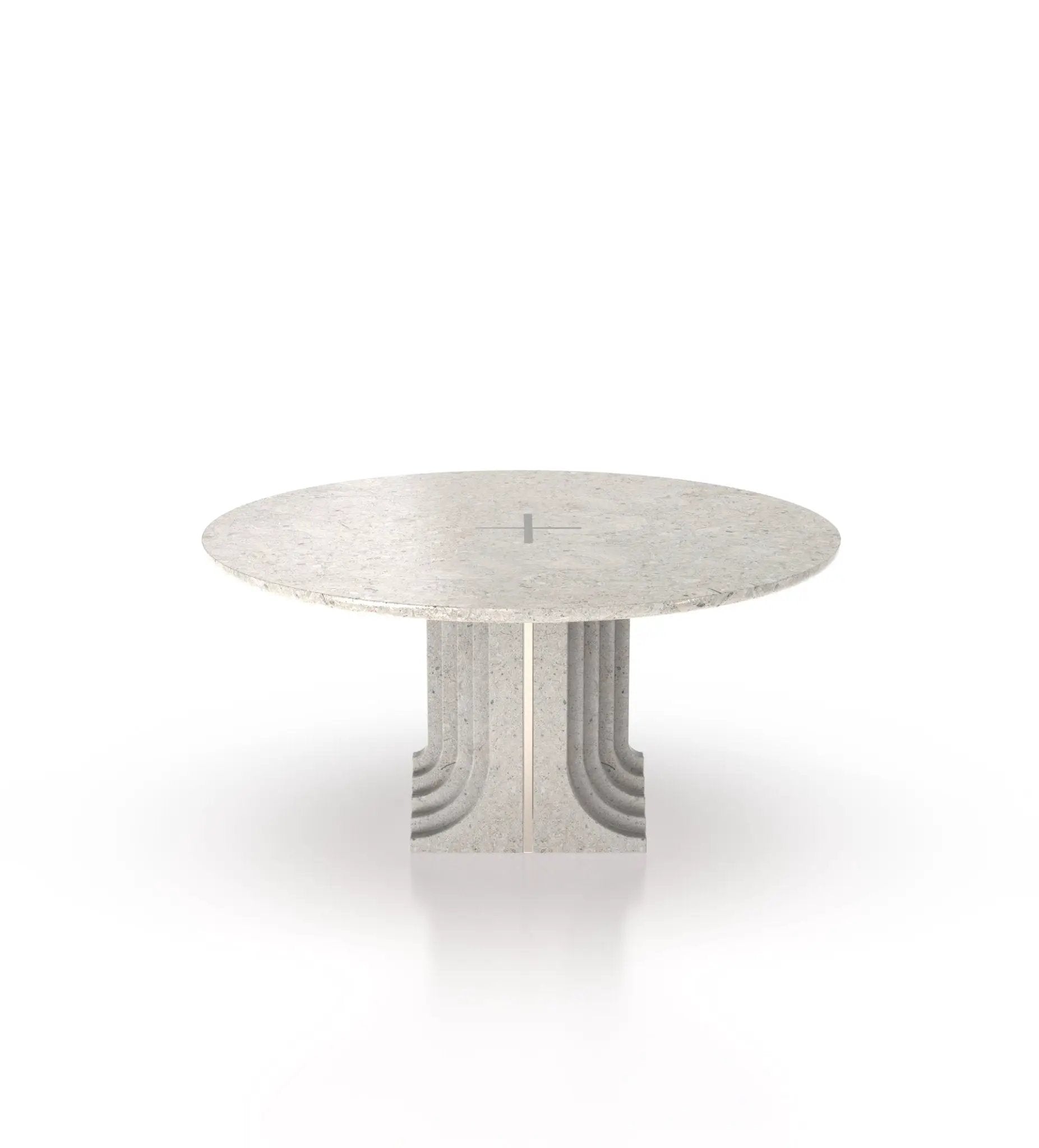 La Chloé 60 Marble Round Table by Zicana Boutique