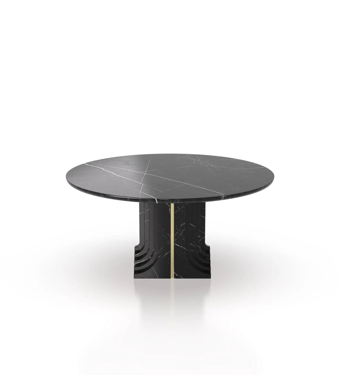La Chloé 60 Marble Round Table by Zicana Boutique