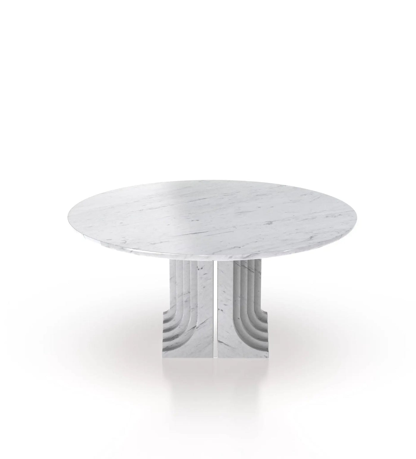 La Chloé 48 Marble Round Table by Zicana Boutique