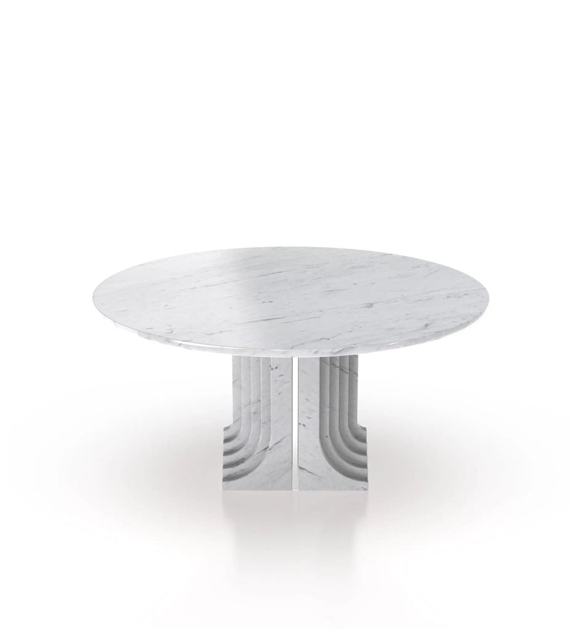 La Chloé 48 Marble Round Table by Zicana Boutique