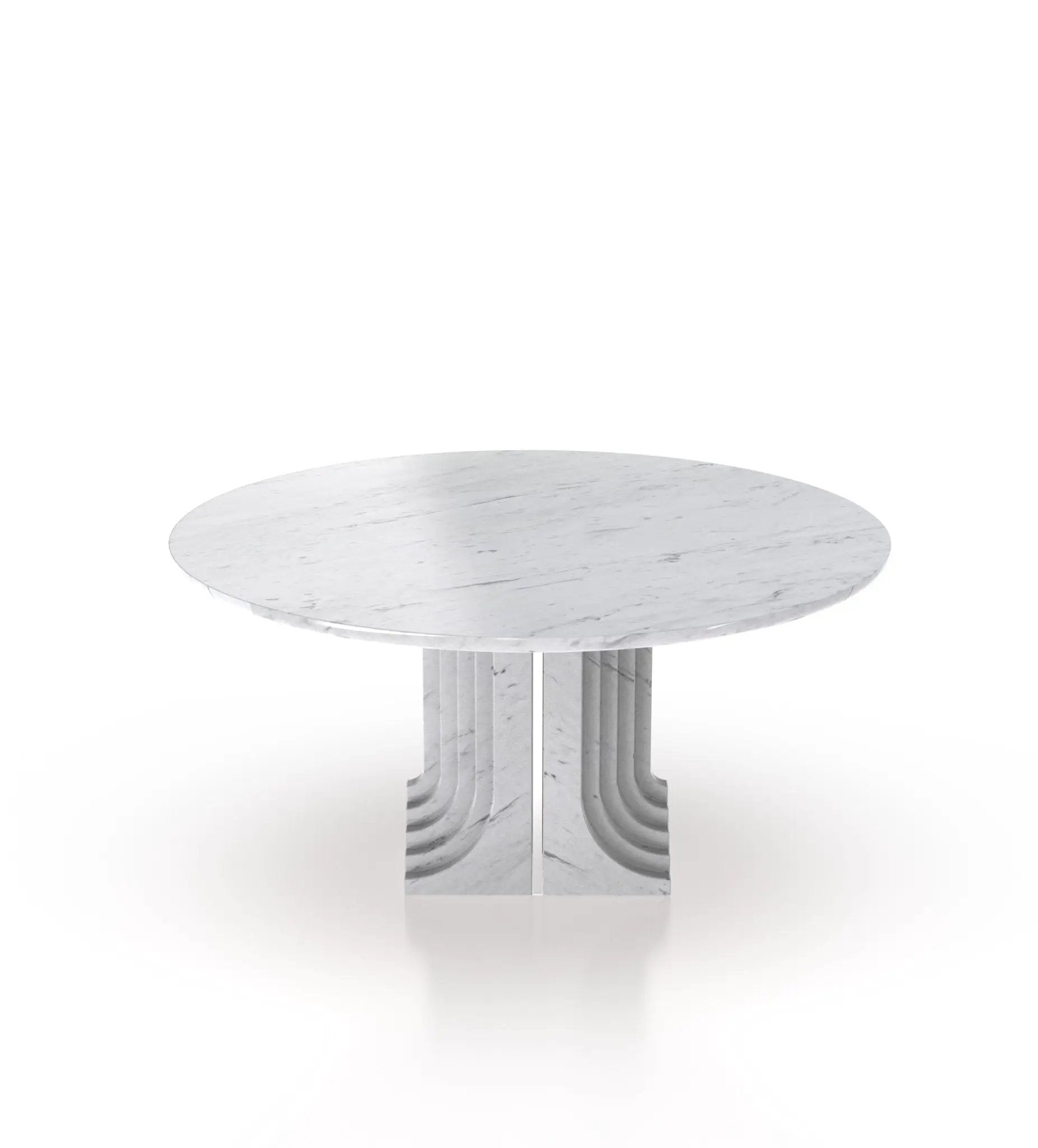 La Chloé 60 Marble Round Table by Zicana Boutique