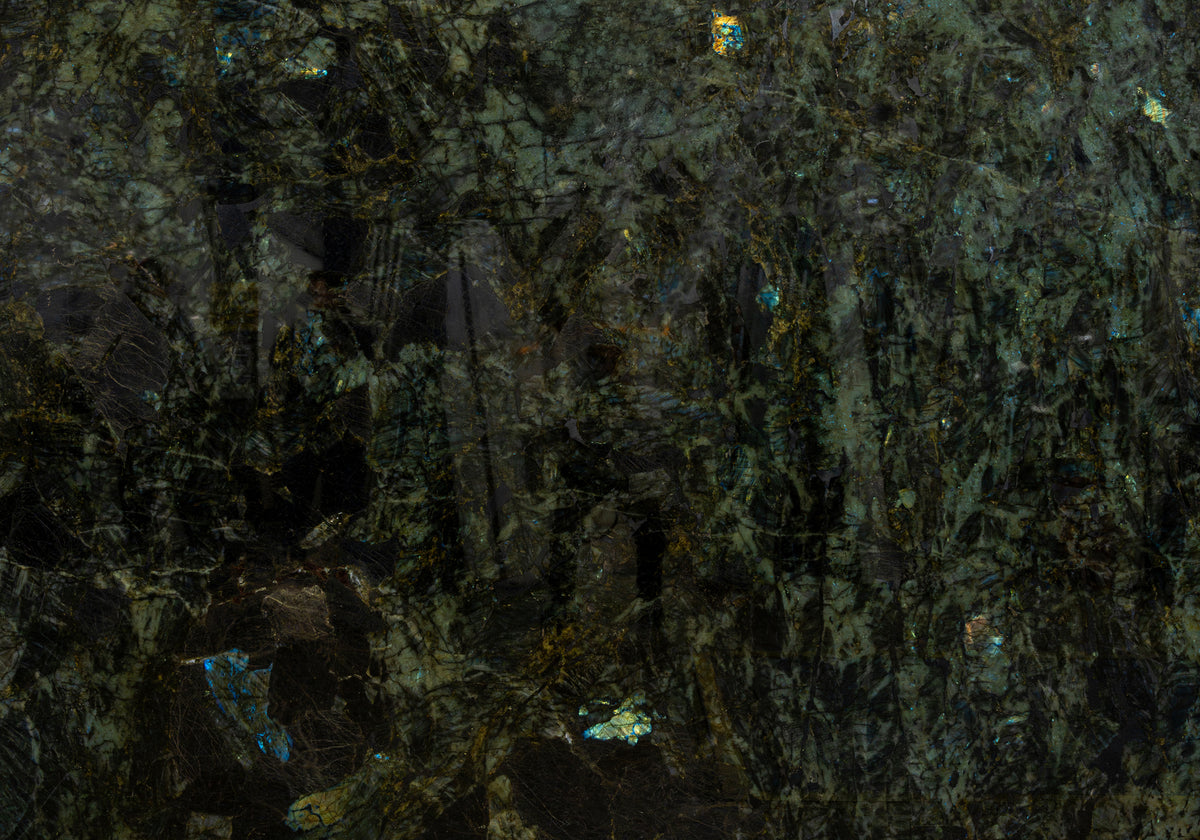 Labradorite Blue Extra Polished Granite Slab Random