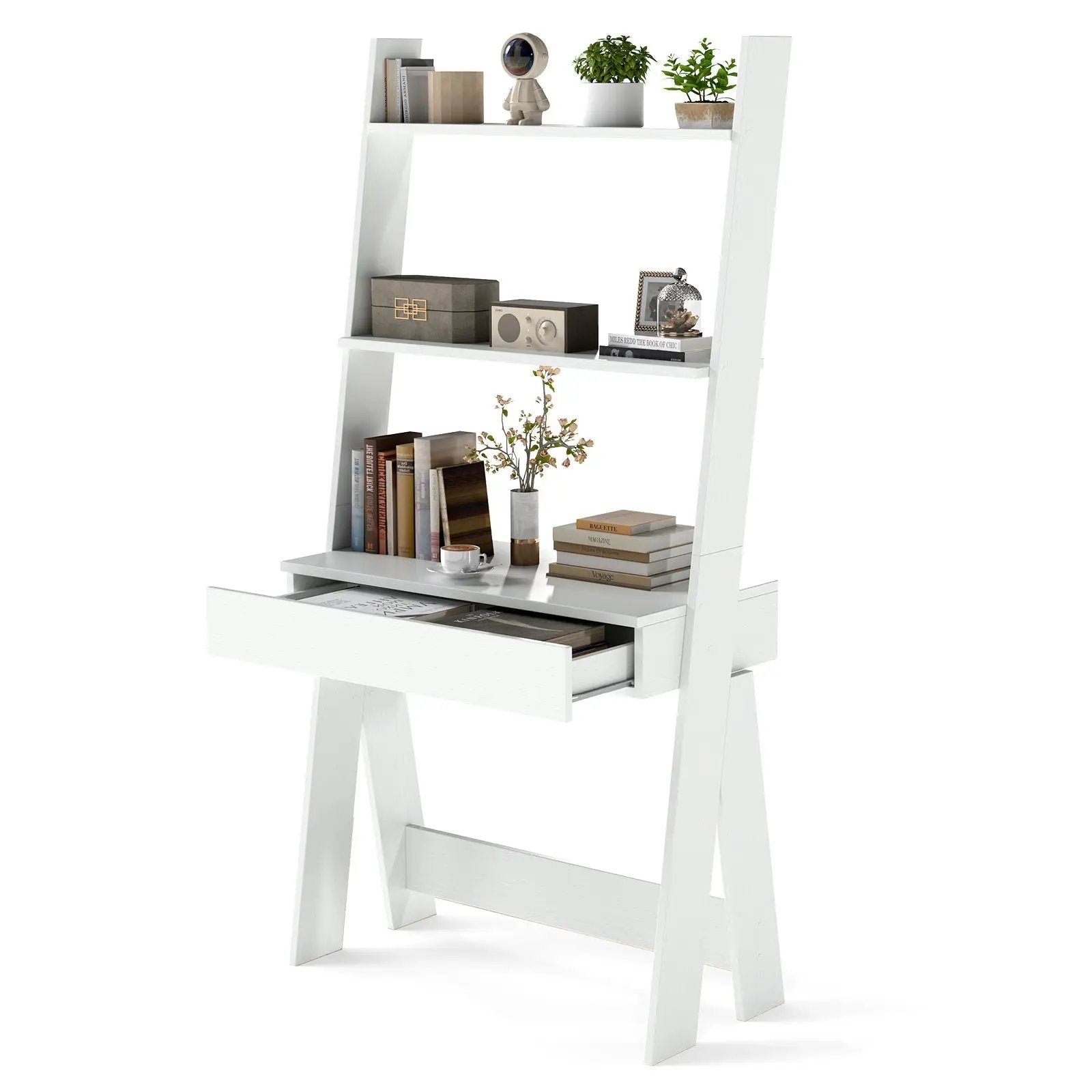 Ladder Shelf Desk by DirectDeals