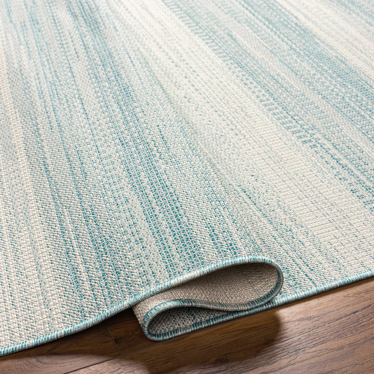Kris Teal Outdoor Area Rug - Clearance, photo 8 of 9