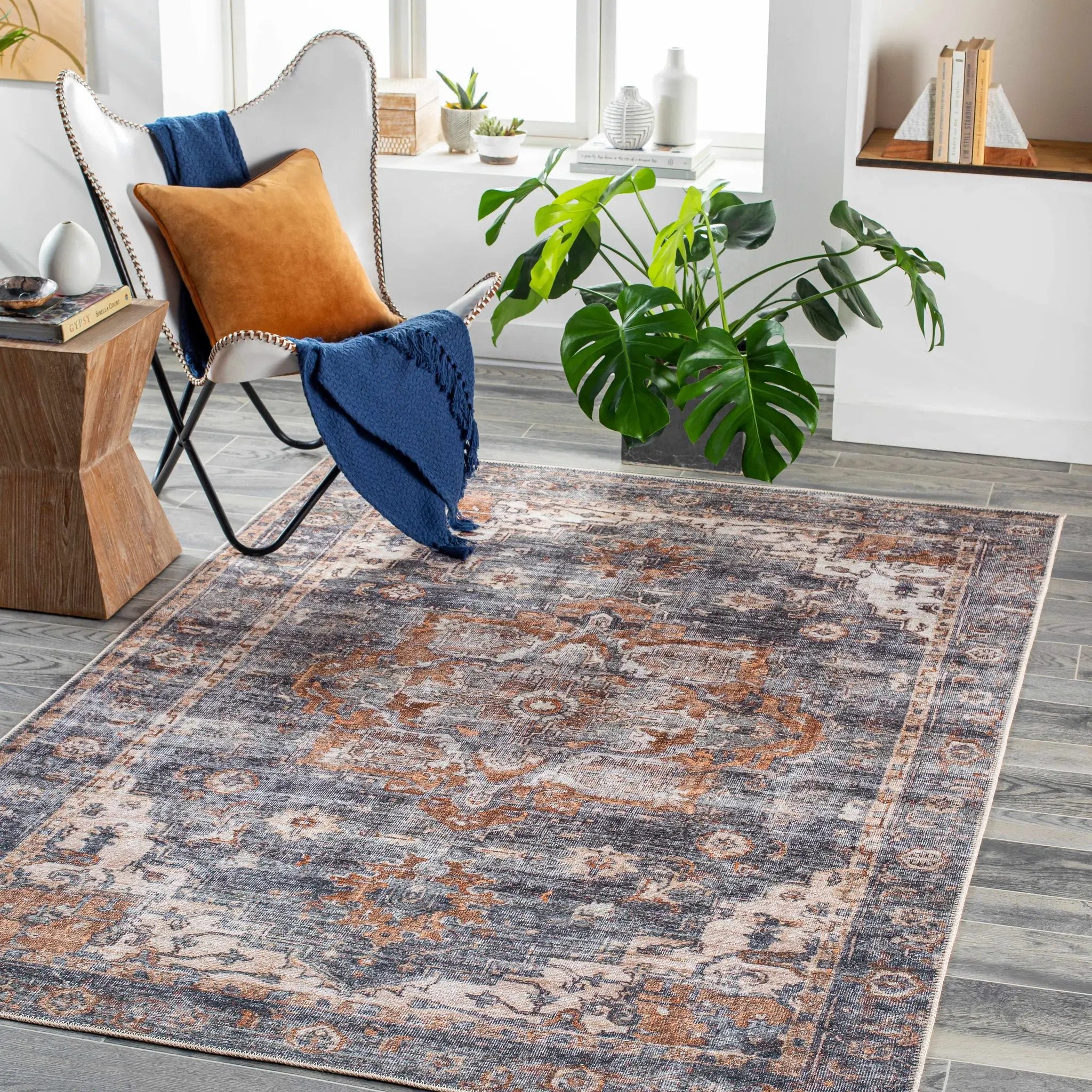 Lagangilang Washable Area Rug - Clearance by Boutique Rugs