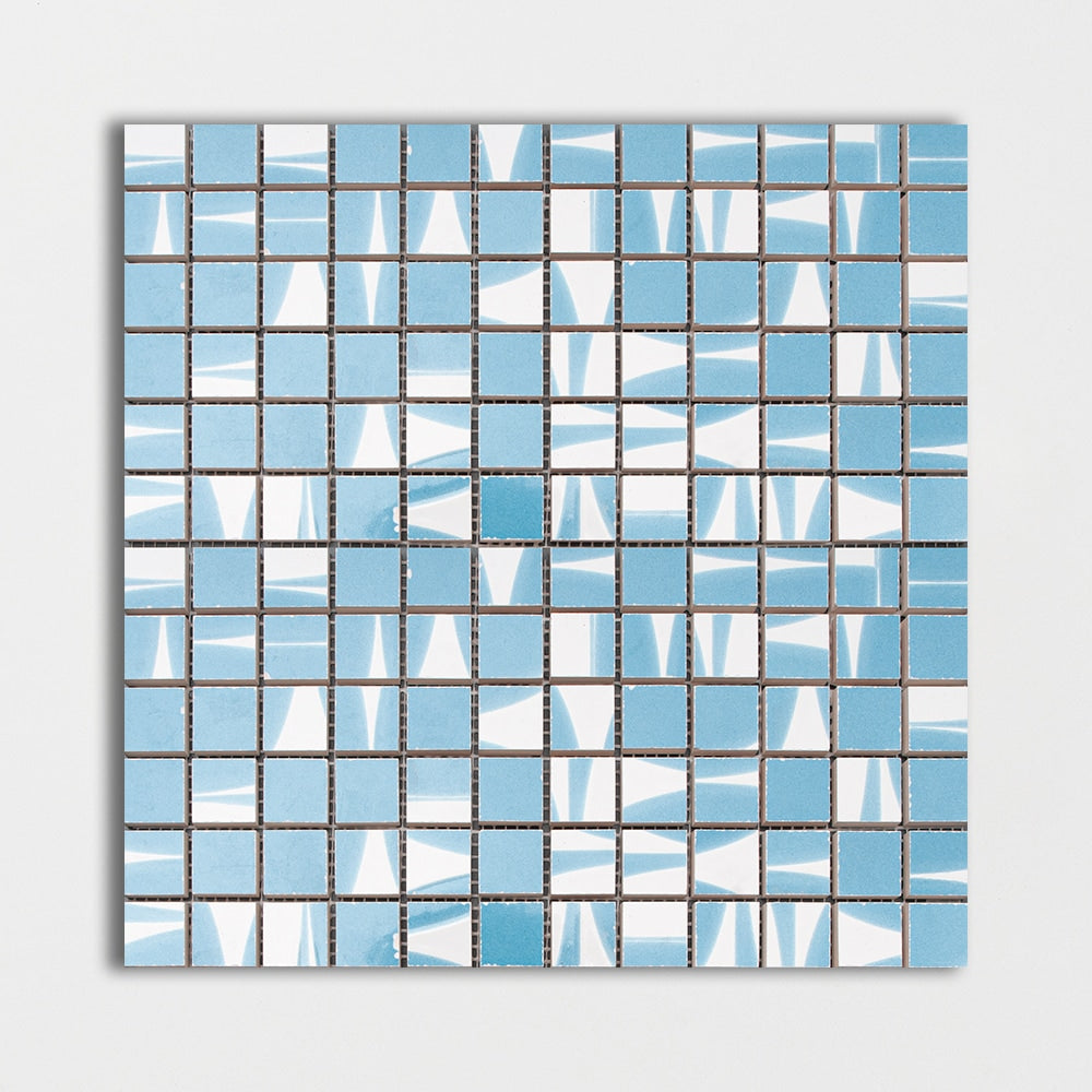 Lagoon Glossy 1x1 Ceramic Mosaics 12x12 Ceramic Glossy 12x12 Mosaics
