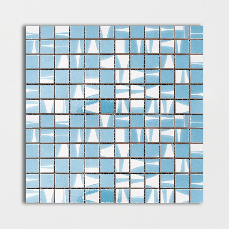 Lagoon Glossy 1x1 Ceramic Mosaics 12x12 Ceramic Glossy 12x12 Mosaics