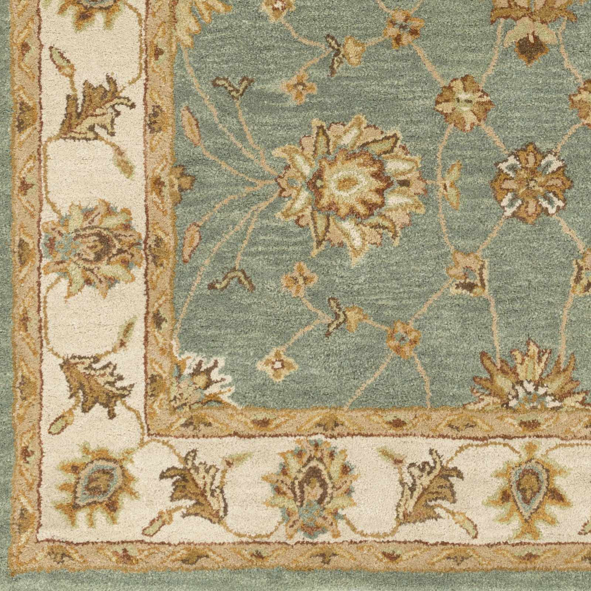 Lagrange Sage Regency Wool Carpet, sample swatch