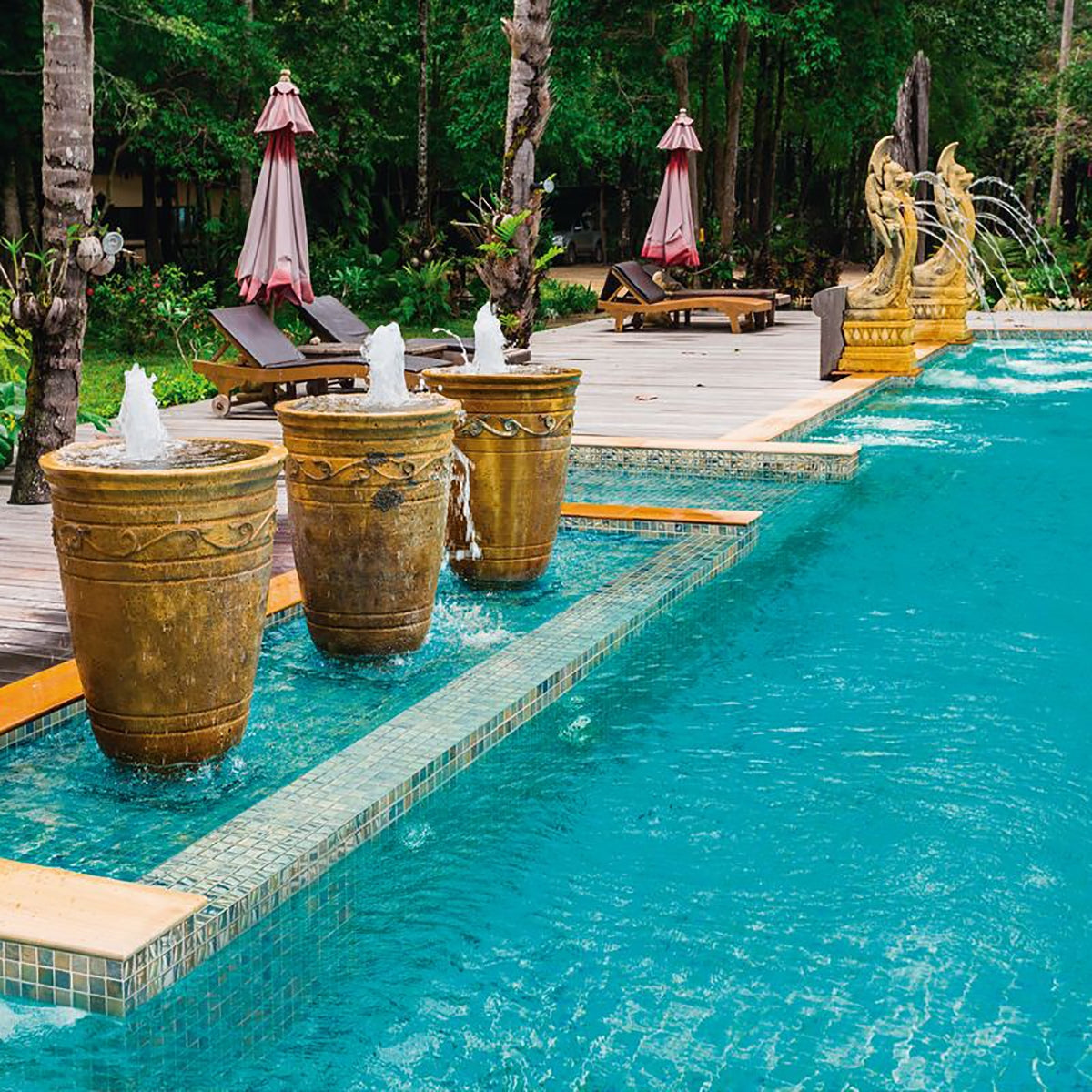 Lake Blend Glossy 1x1 Glass Mosaics 12x18 Glass Glossy 12x18 Mosaics — 2