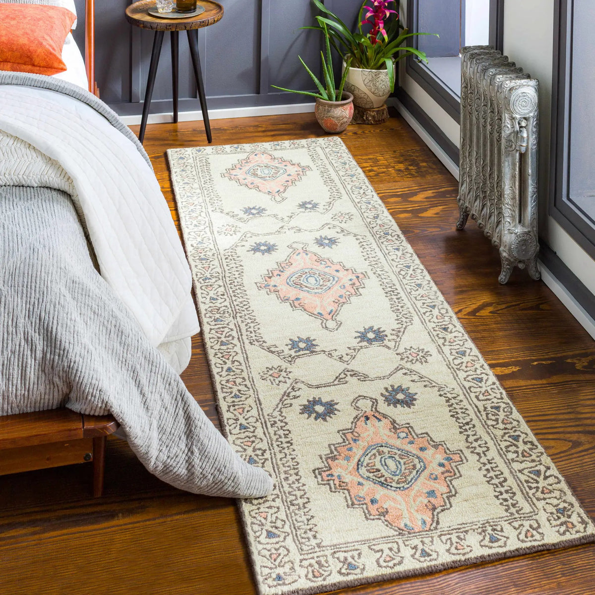 Laketon Wool Area Rug, installed in a room 2