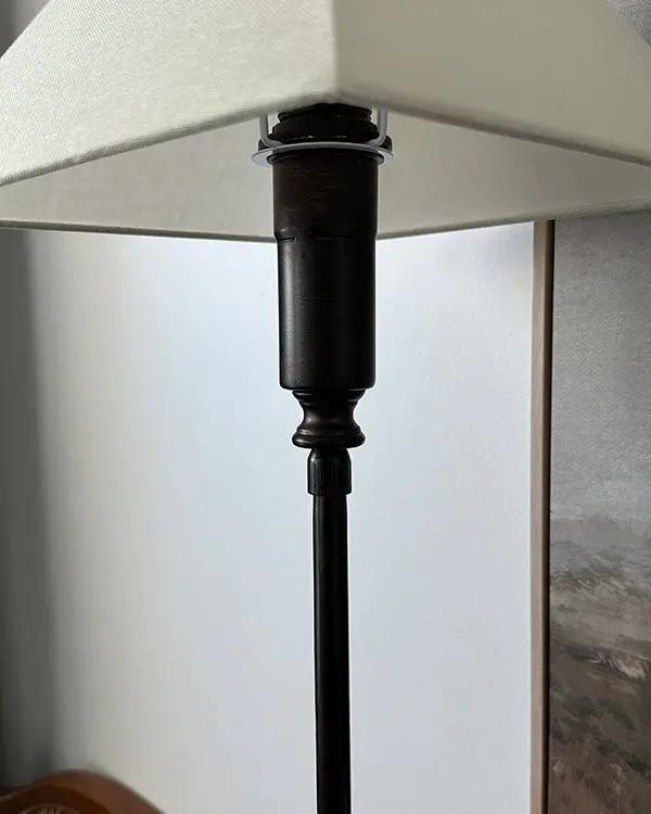 36 Inch Ivory Adjustable Table Lamp by Decor Steals