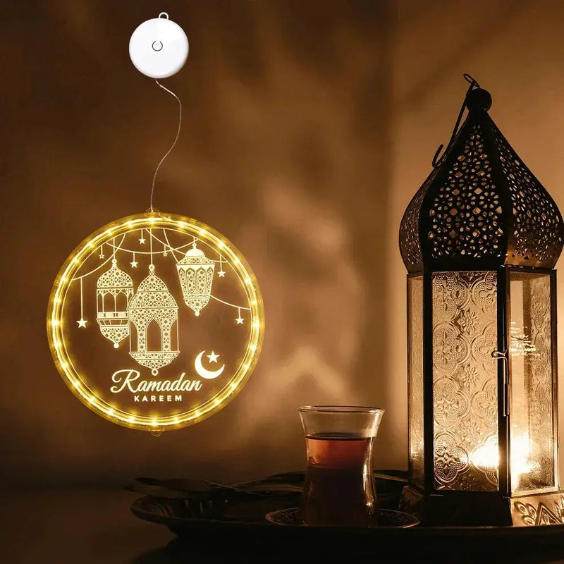 Lamp - LED Ramadan Eid Mubarak 12.5cm by House Of Avana