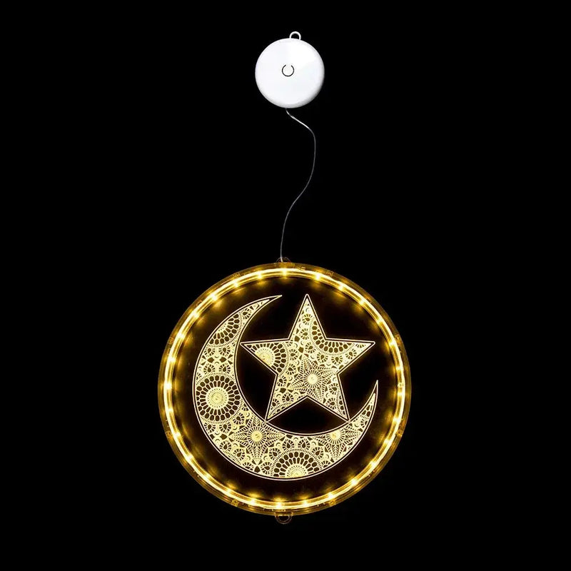 Lamp - LED Ramadan Eid Mubarak 12.5cm by House Of Avana