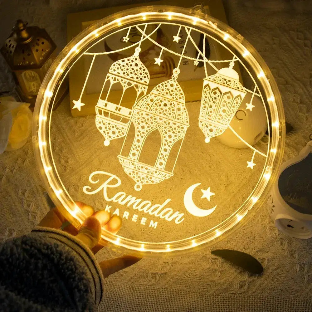 Lamp - LED Ramadan Eid Mubarak 12.5cm by House Of Avana