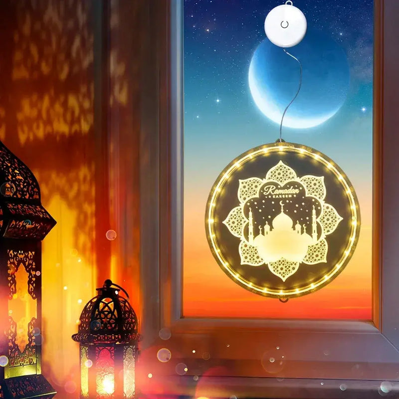 Lamp - LED Ramadan Eid Mubarak 12.5cm by House Of Avana