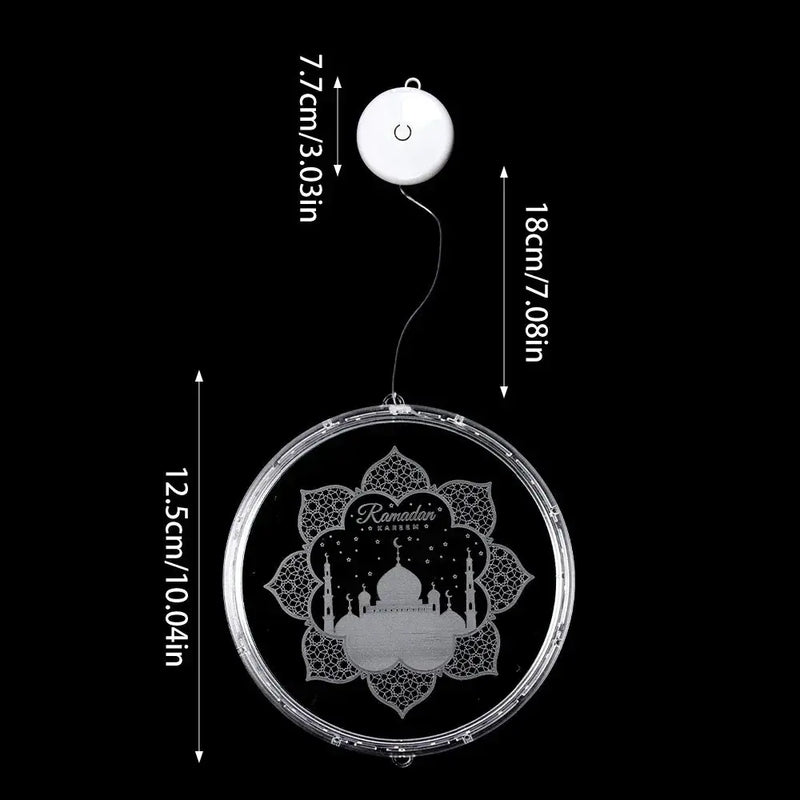 Lamp - LED Ramadan Eid Mubarak 12.5cm by House Of Avana