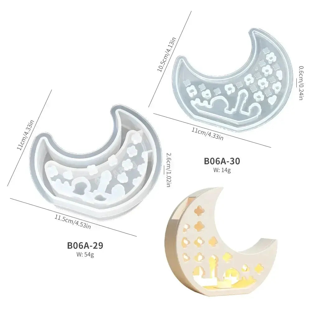 Lampshade - Hollow Silicone Moon by House Of Avana