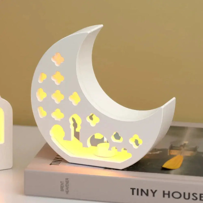 Lampshade - Hollow Silicone Moon by House Of Avana