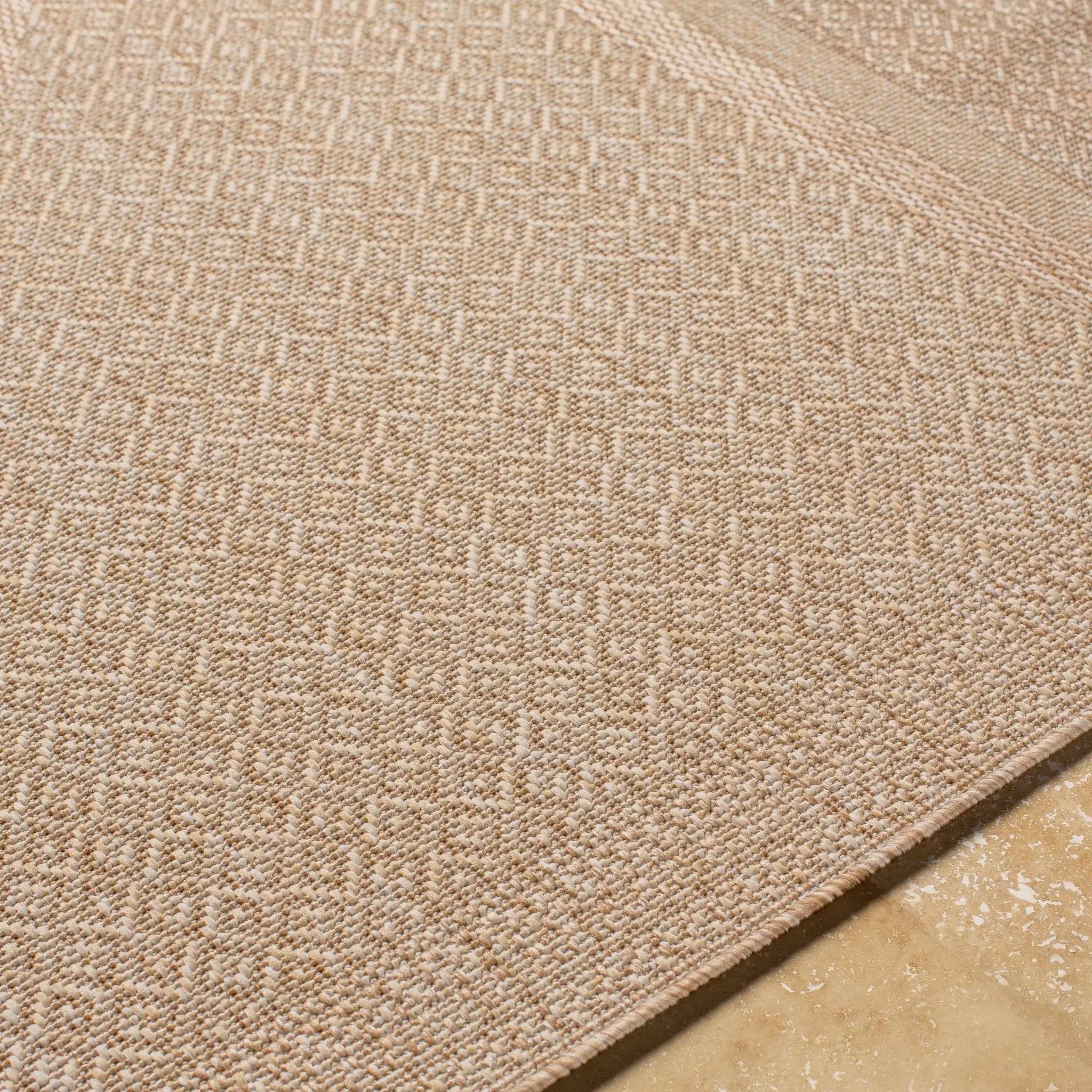 Hazar Beige Outdoor Area Rug - Clearance by Boutique Rugs