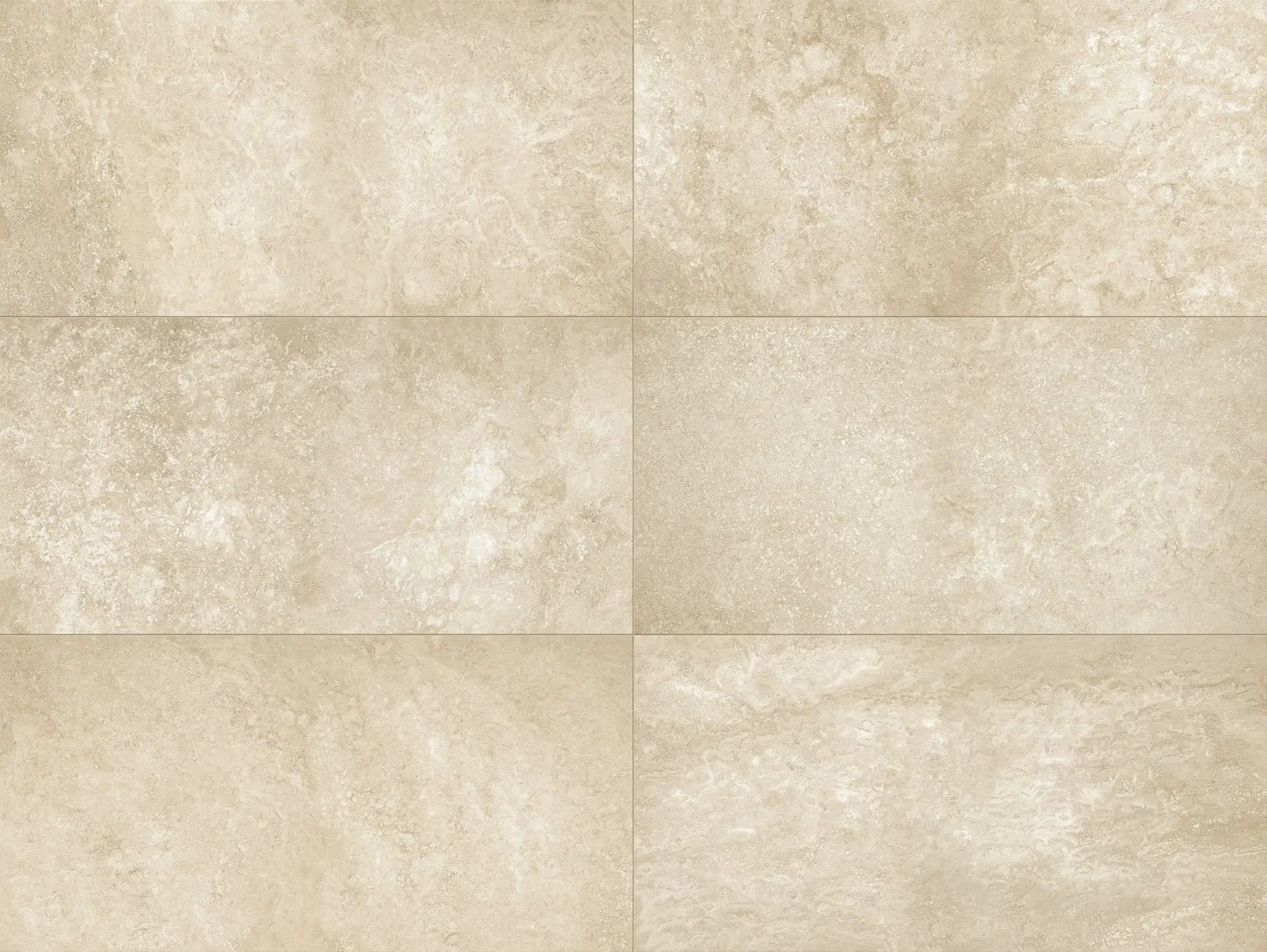 Frontier20 Travertine Select Cross Cut Beige Coping & Stair Corner Left Look Porcelain Moldings 12x24 by landmarkceramics