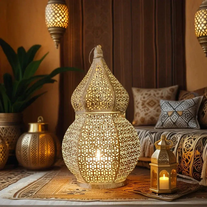 Lantern - Decorative Metal Tabletop by House Of Avana