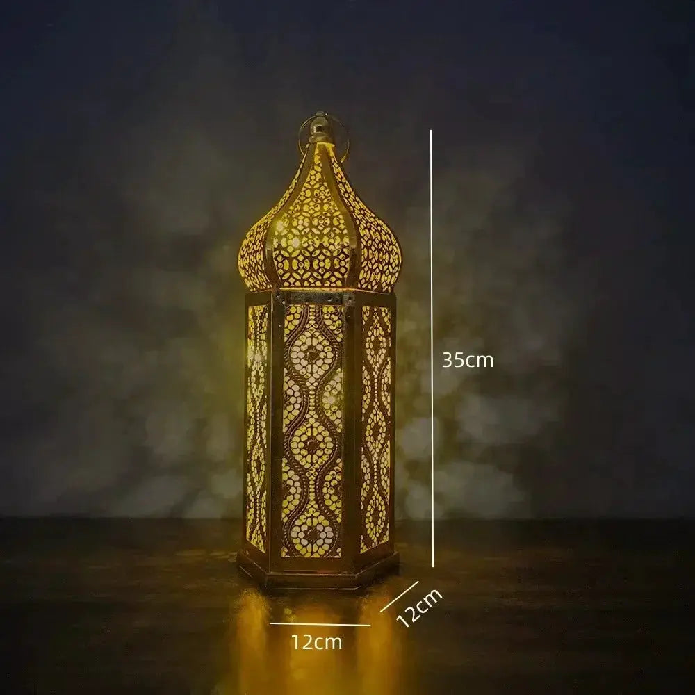 Lantern - LED Metal Ramadan by House Of Avana