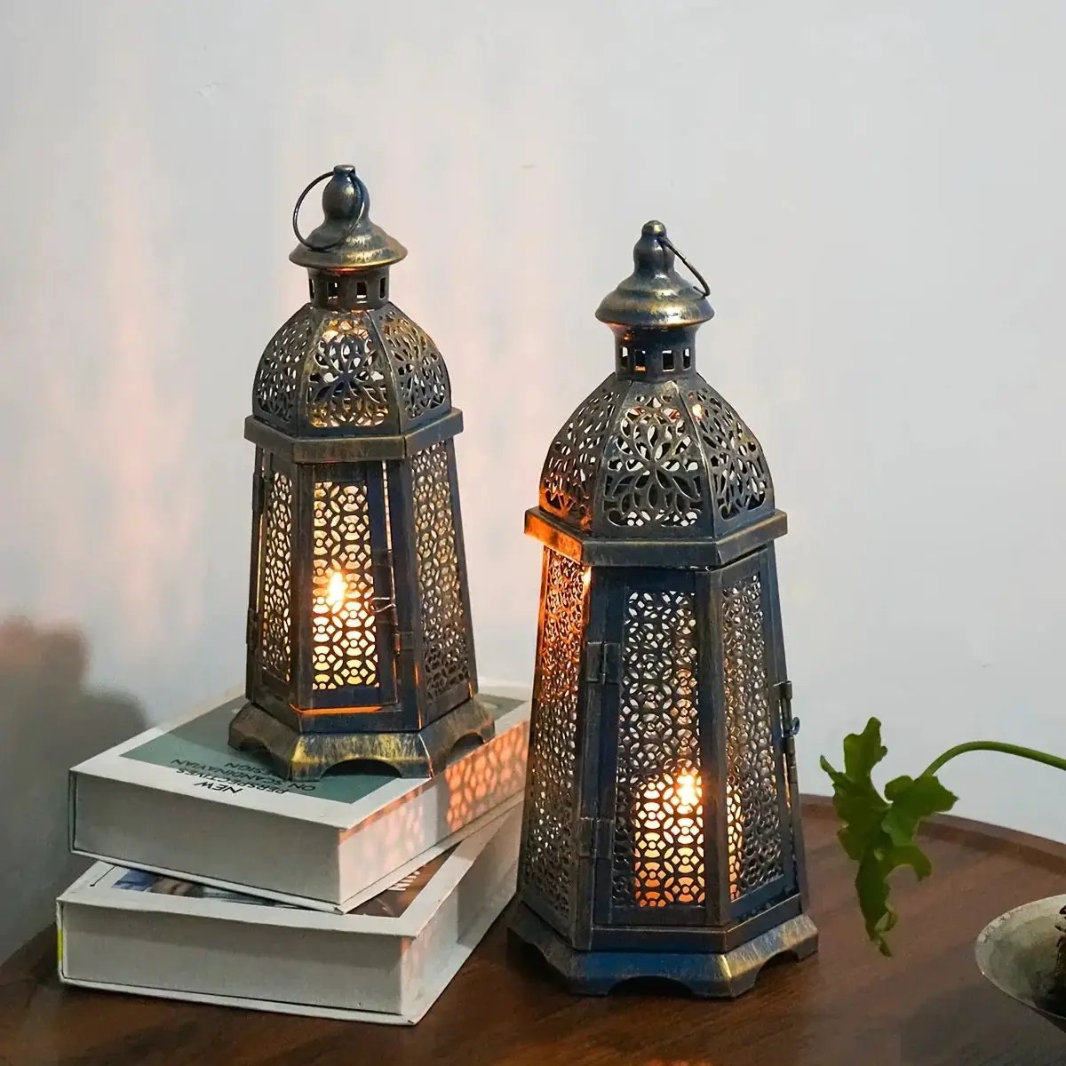 Lantern - Matte Metal Tabletop by House Of Avana