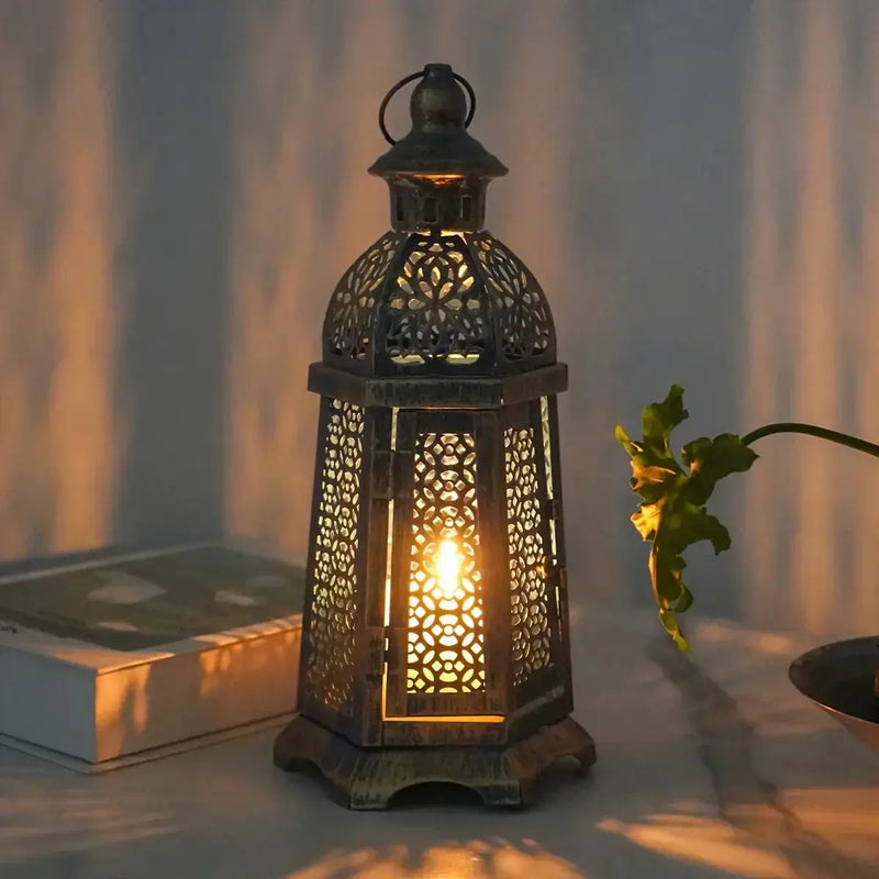 Lantern - Matte Metal Tabletop by House Of Avana