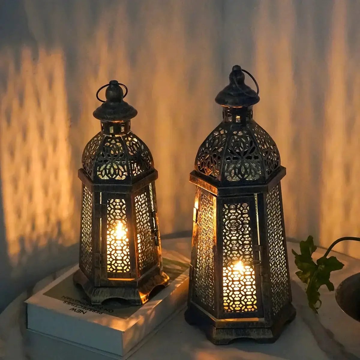 Lantern - Matte Metal Tabletop by House Of Avana
