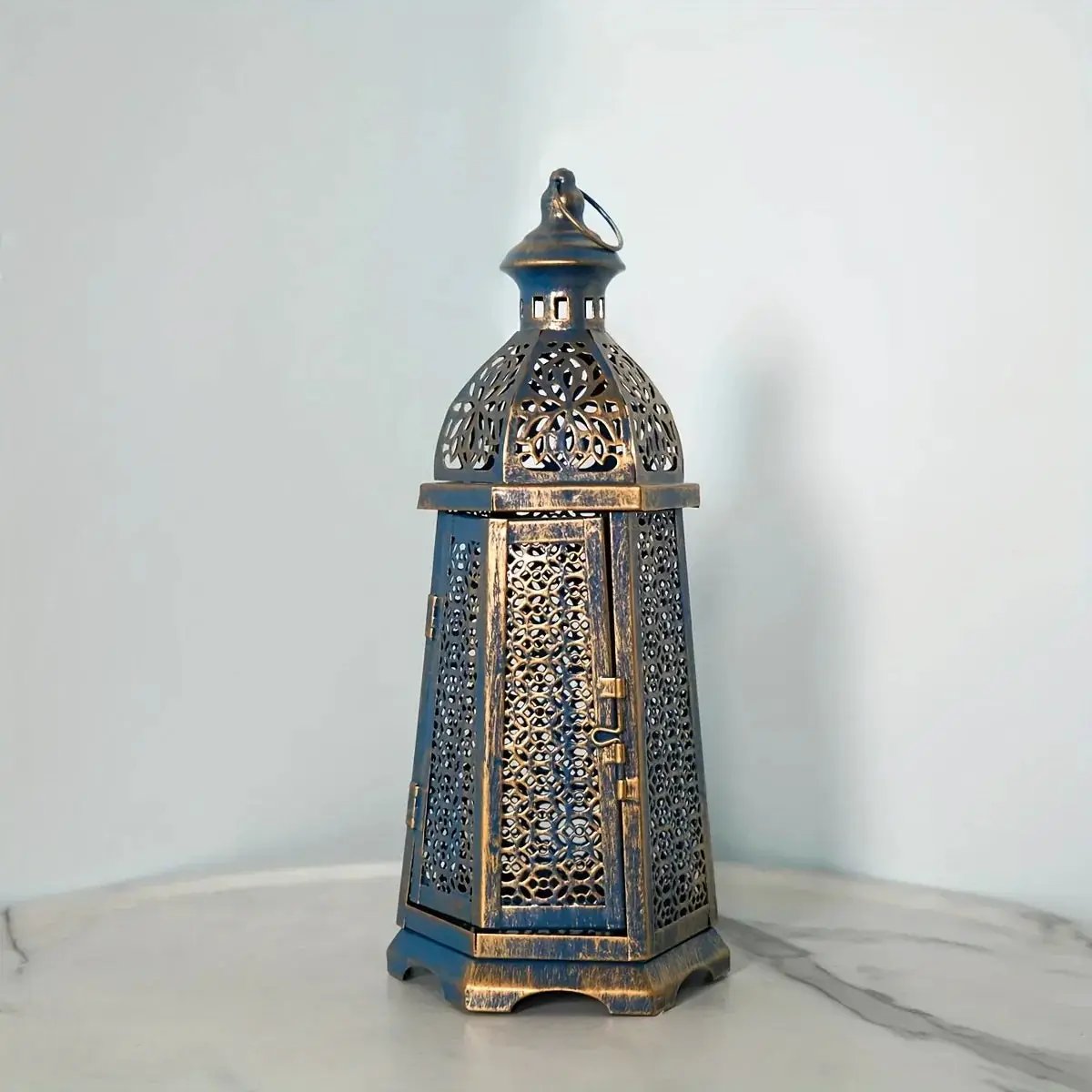 Lantern - Matte Metal Tabletop by House Of Avana