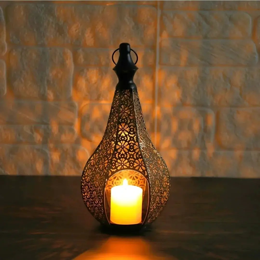 Lantern - Vintage Metal Iron by House Of Avana