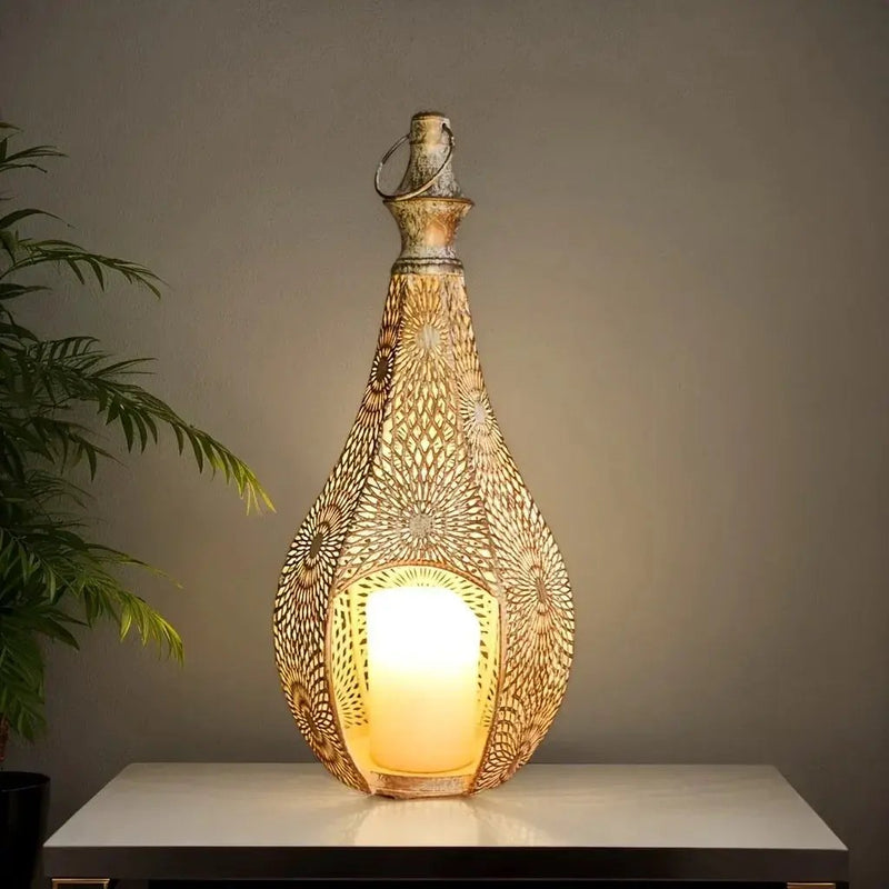 Lantern - Vintage Metal Iron by House Of Avana