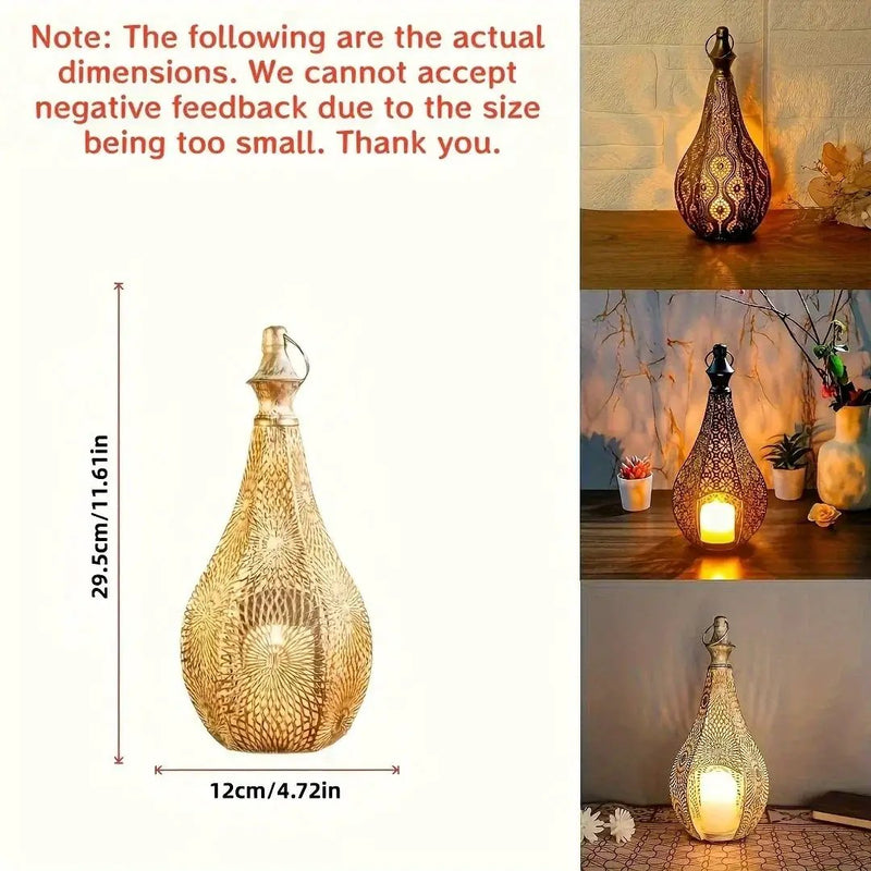 Lantern - Vintage Metal Iron by House Of Avana
