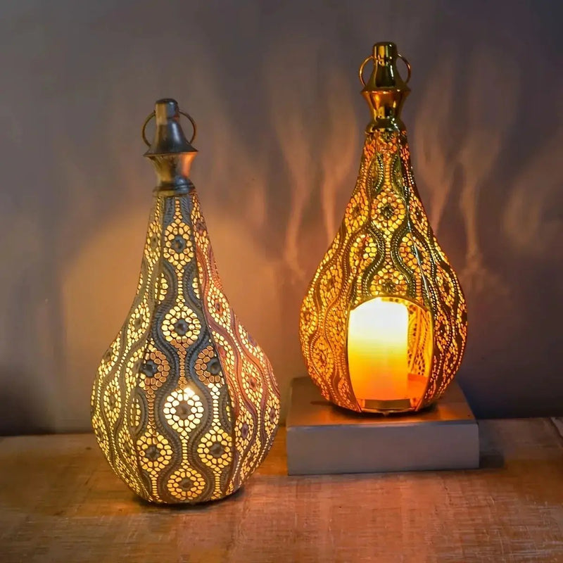 Lantern - Vintage Metal Iron by House Of Avana