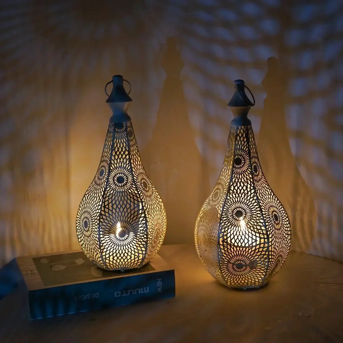 Lantern - Vintage Metal Iron by House Of Avana
