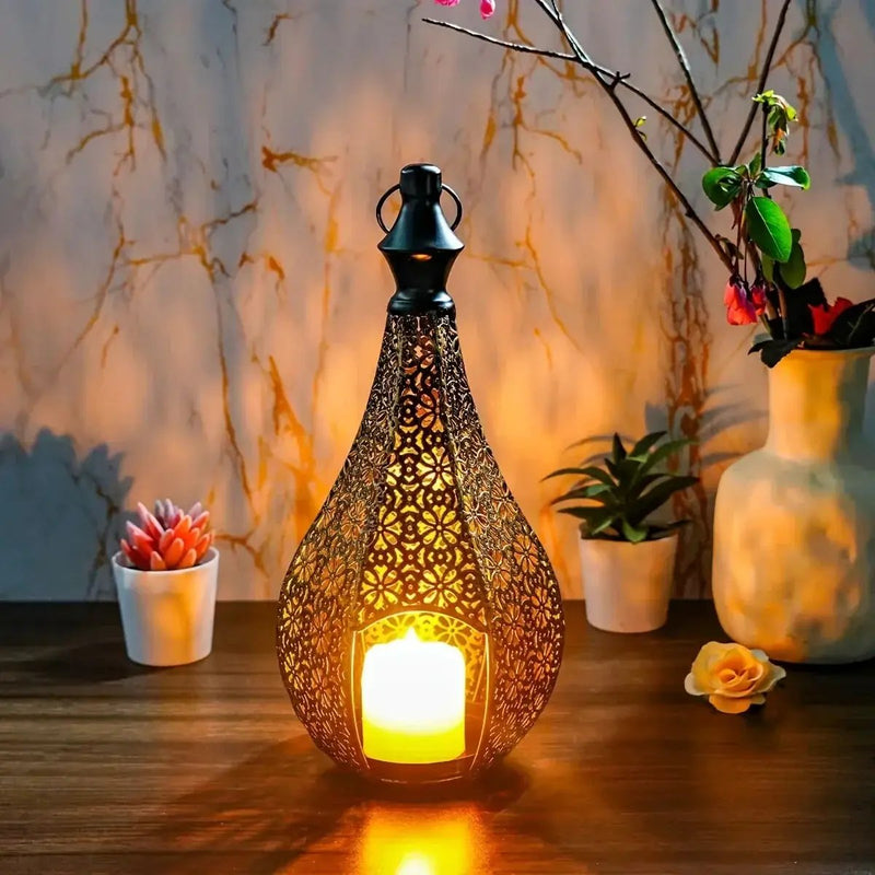 Lantern - Vintage Metal Iron by House Of Avana